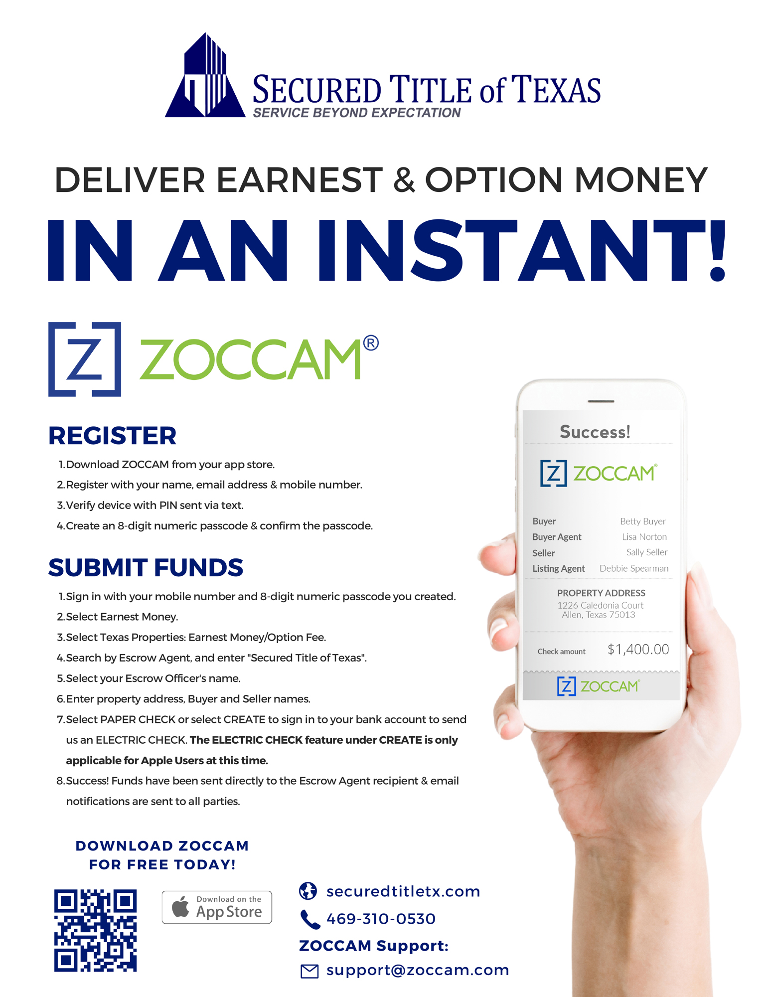 Zoccam In An Instant